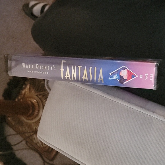 RARE Walt Disney's Masterpiece Fantasia (VHS, 1991) BLACK Shell Mickey Mouse - Picture 3 of 6